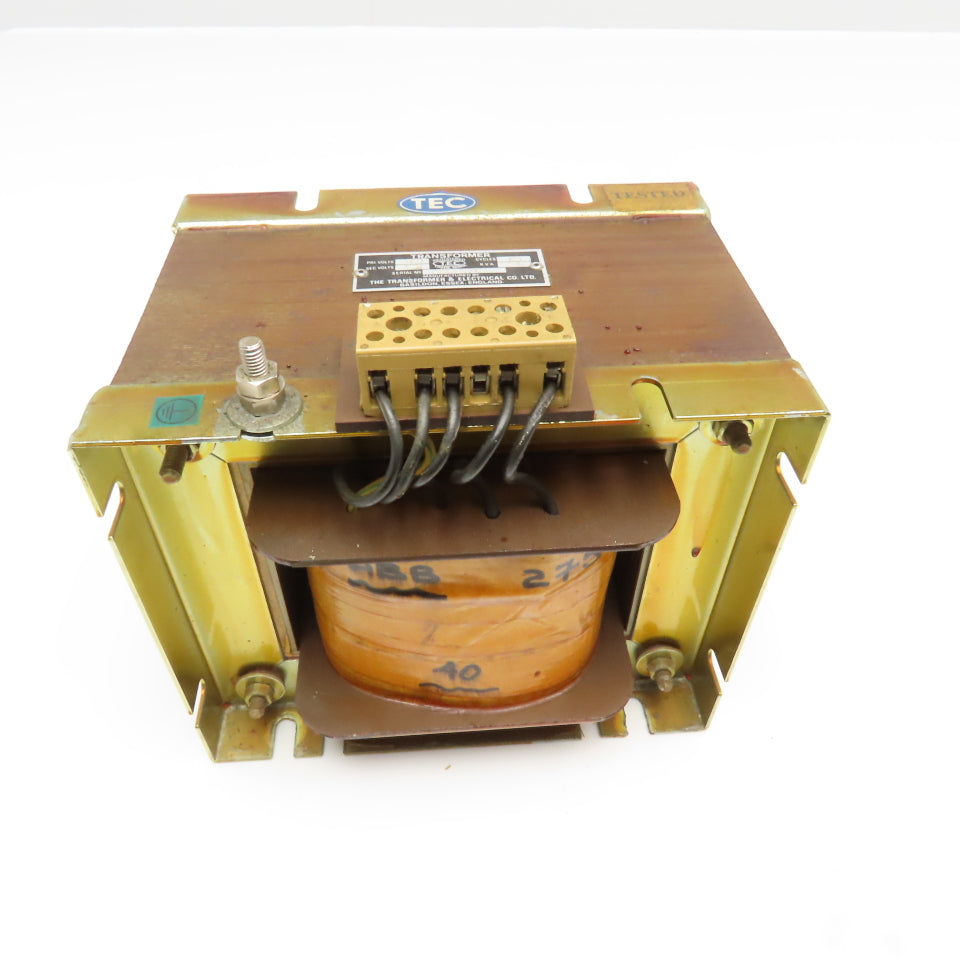 Transformer & Electrical Co. 460V Pri 1.5kVa 120V Sec Transformer 60Hz