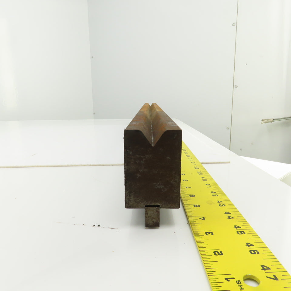 35-7/8" Press Brake 90° Forming V Angle Die Block 1/2" Tang 2-3/4"H x 1-7/8" T