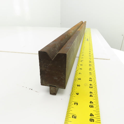 35-7/8" Press Brake 90° Forming V Angle Die Block 1/2" Tang 2-3/4"H x 1-7/8" T
