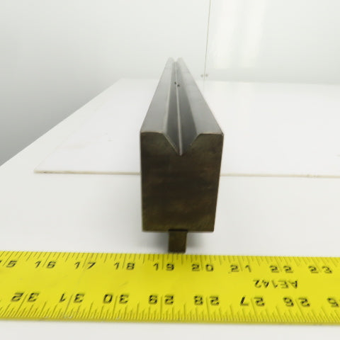 36-1/4" Press Brake 90° Forming V Angle Die Block 1/2" Tang 2-9/16"H x 1-7/8" T