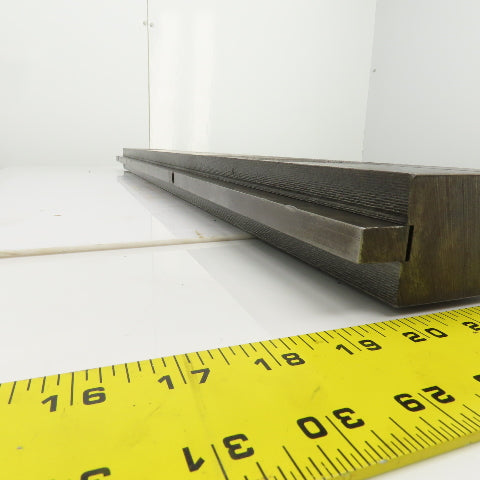 36-1/4" Press Brake 90° Forming V Angle Die Block 1/2" Tang 2-9/16"H x 1-7/8" T