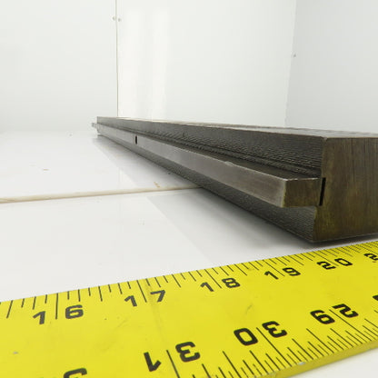 36-1/4" Press Brake 90° Forming V Angle Die Block 1/2" Tang 2-9/16"H x 1-7/8" T