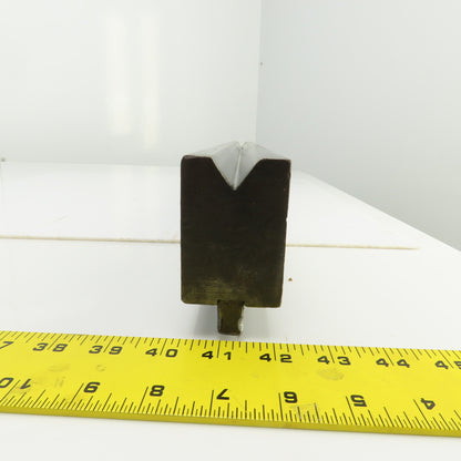 36-1/4" Press Brake 90° Forming V Angle Die Block 1/2" Tang 2-9/16"H x 1-7/8" T