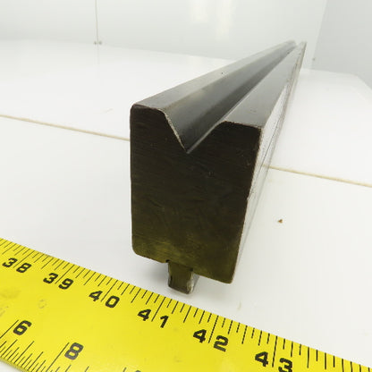 36-1/4" Press Brake 90° Forming V Angle Die Block 1/2" Tang 2-9/16"H x 1-7/8" T