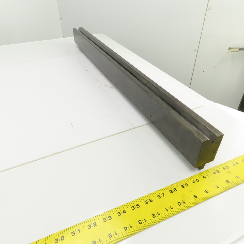 36-1/4" Press Brake 90° Forming V Angle Die Block 1/2" Tang 2-9/16"H x 1-7/8" T