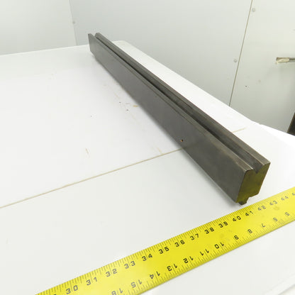 36-1/4" Press Brake 90° Forming V Angle Die Block 1/2" Tang 2-9/16"H x 1-7/8" T