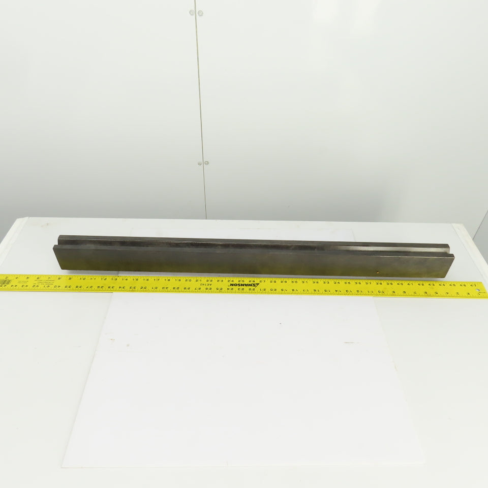 36-1/4" Press Brake 90° Forming V Angle Die Block 1/2" Tang 2-9/16"H x 1-7/8" T