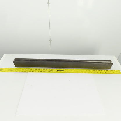 36-1/4" Press Brake 90° Forming V Angle Die Block 1/2" Tang 2-9/16"H x 1-7/8" T