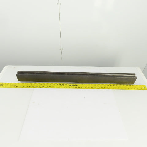36-1/4" Press Brake 90° Forming V Angle Die Block 1/2" Tang 2-9/16"H x 1-7/8" T