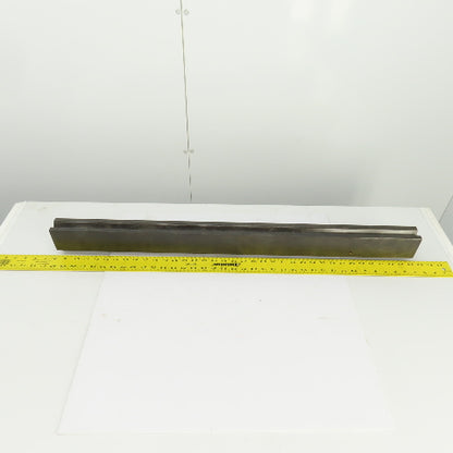 36-1/4" Press Brake 90° Forming V Angle Die Block 1/2" Tang 2-9/16"H x 1-7/8" T