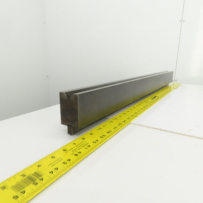 36-1/4" Press Brake 90° Forming V Angle Die Block 1/2" Tang 2-9/16"H x 1-7/8" T