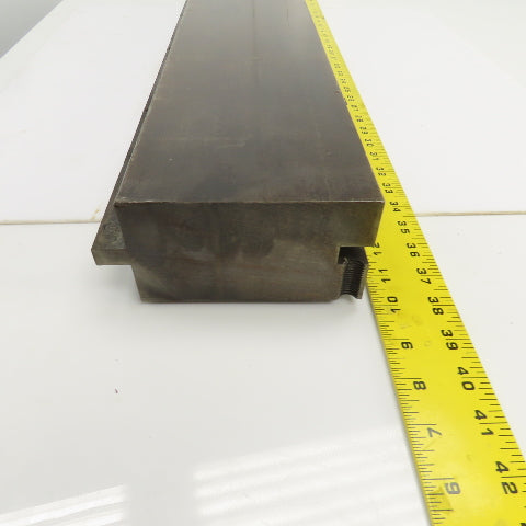28" L x 5-1/4" Tall Press Brake Filler/Holder Block 1/2" Tang 3" Thick