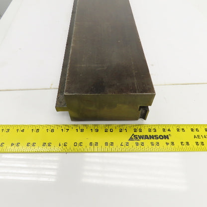 28" L x 5-1/4" Tall Press Brake Filler/Holder Block 1/2" Tang 3" Thick
