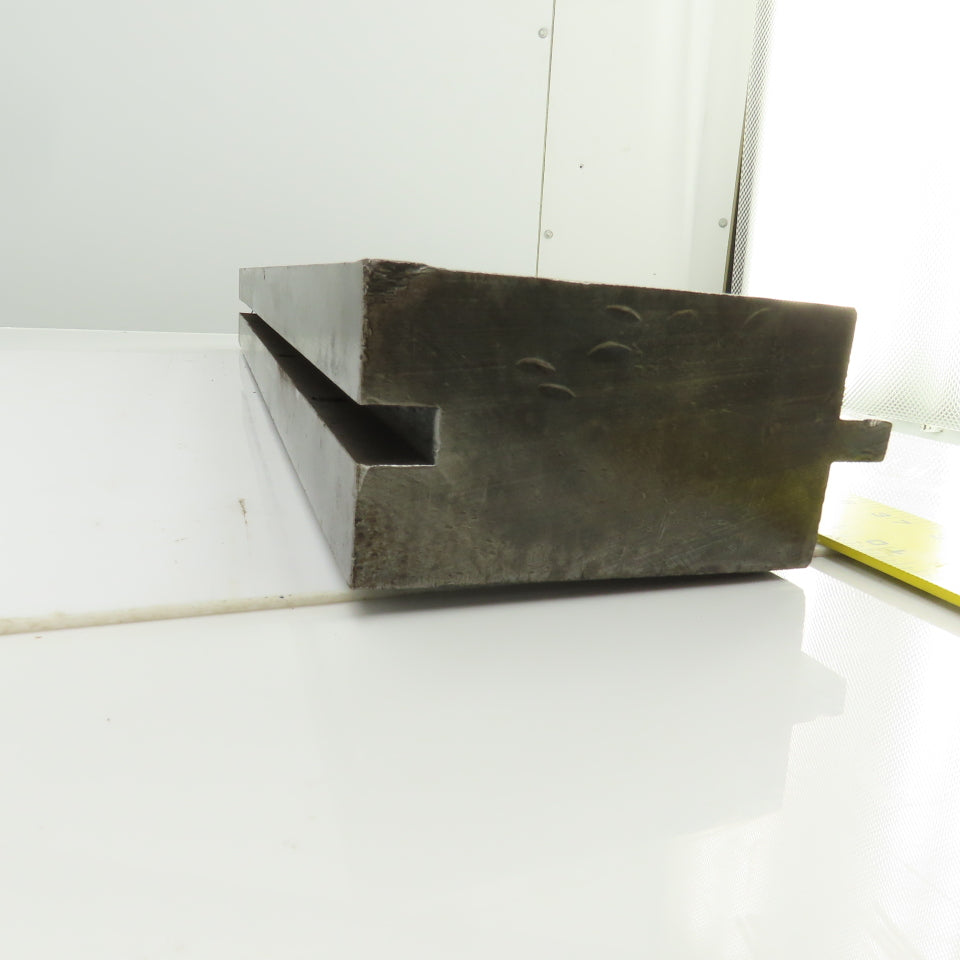 28" L x 5-1/4" Tall Press Brake Filler/Holder Block 1/2" Tang 3" Thick