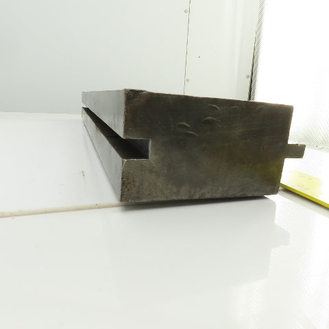 28" L x 5-1/4" Tall Press Brake Filler/Holder Block 1/2" Tang 3" Thick