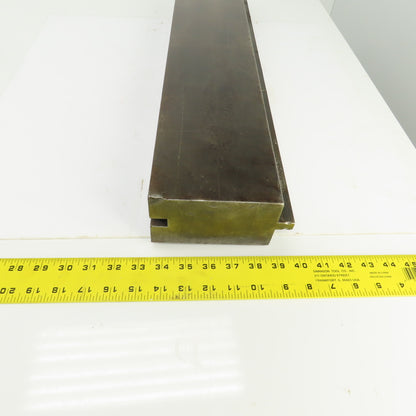 28" L x 5-1/4" Tall Press Brake Filler/Holder Block 1/2" Tang 3" Thick