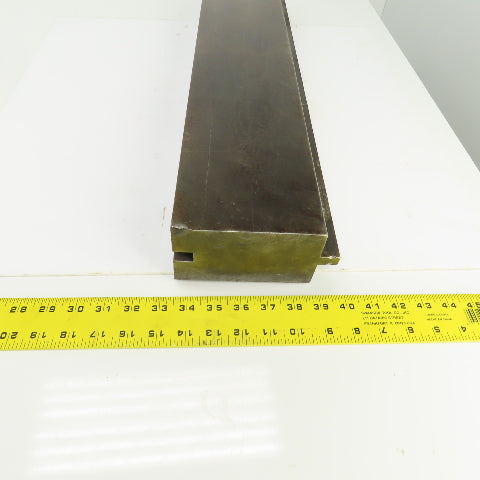 28" L x 5-1/4" Tall Press Brake Filler/Holder Block 1/2" Tang 3" Thick