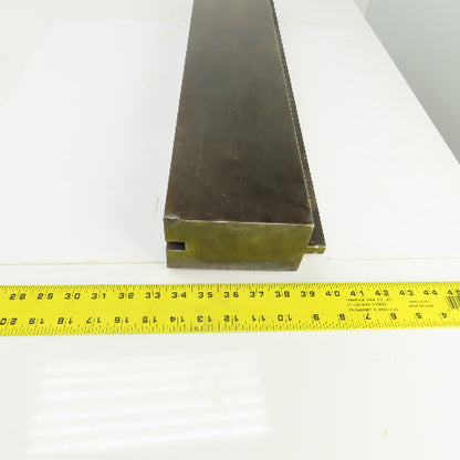 28" L x 5-1/4" Tall Press Brake Filler/Holder Block 1/2" Tang 3" Thick
