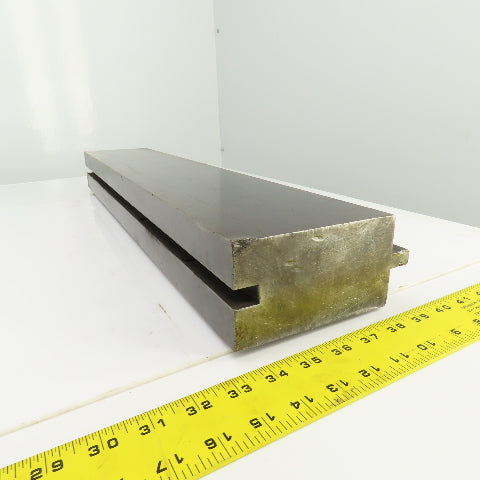 28" L x 5-1/4" Tall Press Brake Filler/Holder Block 1/2" Tang 3" Thick