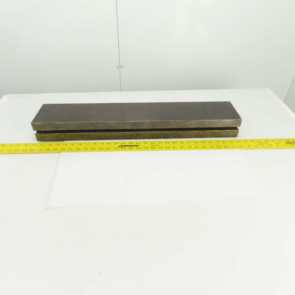 28" L x 5-1/4" Tall Press Brake Filler/Holder Block 1/2" Tang 3" Thick