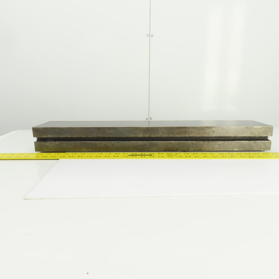 28" L x 5-1/4" Tall Press Brake Filler/Holder Block 1/2" Tang 3" Thick
