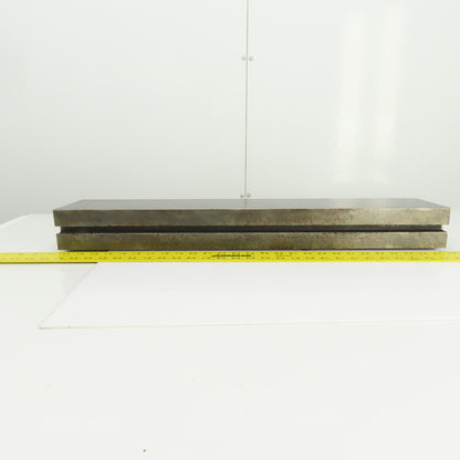 28" L x 5-1/4" Tall Press Brake Filler/Holder Block 1/2" Tang 3" Thick
