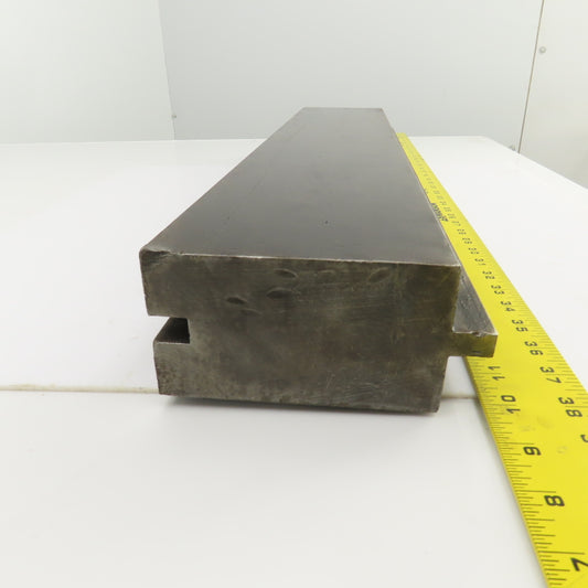 28" L x 5-1/4" Tall Press Brake Filler/Holder Block 1/2" Tang 3" Thick