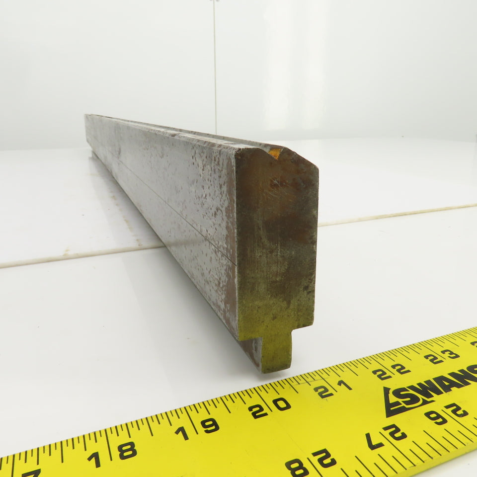 42-1/4" 30° Hemming Press Brake Die Block 1/2" Tang 2-5/8" H x 1-1/4" Thick