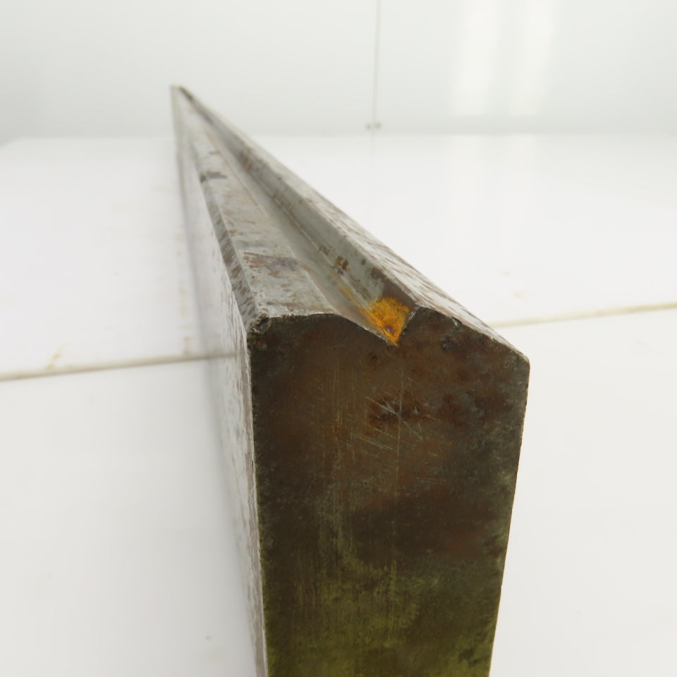 42-1/4" 30° Hemming Press Brake Die Block 1/2" Tang 2-5/8" H x 1-1/4" Thick