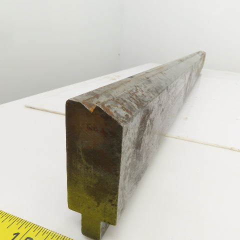 42-1/4" 30° Hemming Press Brake Die Block 1/2" Tang 2-5/8" H x 1-1/4" Thick