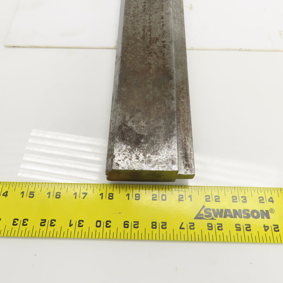 42-1/4" 30° Hemming Press Brake Die Block 1/2" Tang 2-5/8" H x 1-1/4" Thick