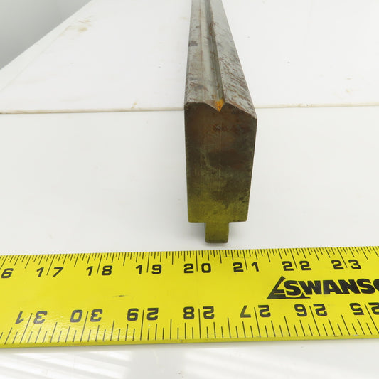 42-1/4" 30° Hemming Press Brake Die Block 1/2" Tang 2-5/8" H x 1-1/4" Thick