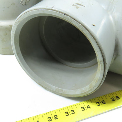 Celanese 4" 90° Elbow SCH80 Gray CPVC Slip Pipe Fitting Lot of 3