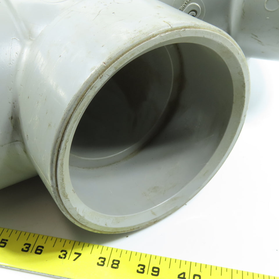 Celanese 4" 90° Elbow SCH80 Gray CPVC Slip Pipe Fitting Lot of 3