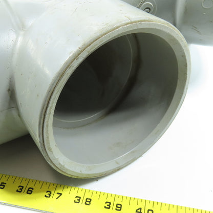 Celanese 4" 90° Elbow SCH80 Gray CPVC Slip Pipe Fitting Lot of 3