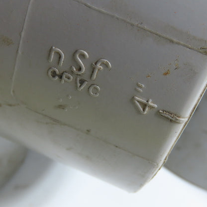 Celanese 4" 90° Elbow SCH80 Gray CPVC Slip Pipe Fitting Lot of 3