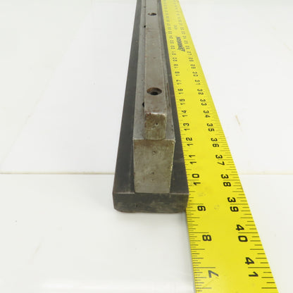 30" x 3" Tall Press Brake Filler Riser / Die Holder Block 1/2" Tang 1" Thick