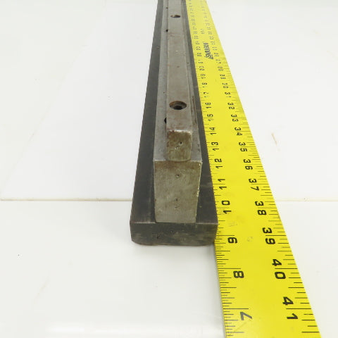 30" x 3" Tall Press Brake Filler Riser / Die Holder Block 1/2" Tang 1" Thick