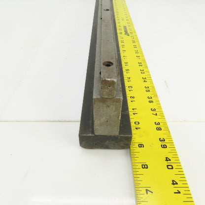 30" x 3" Tall Press Brake Filler Riser / Die Holder Block 1/2" Tang 1" Thick