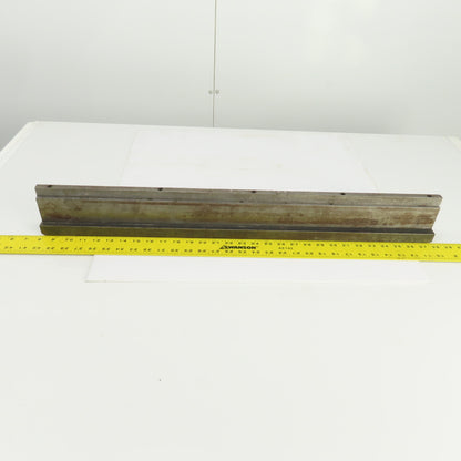 30" x 3" Tall Press Brake Filler Riser / Die Holder Block 1/2" Tang 1" Thick