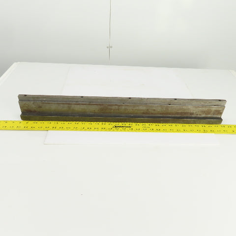30" x 3" Tall Press Brake Filler Riser / Die Holder Block 1/2" Tang 1" Thick