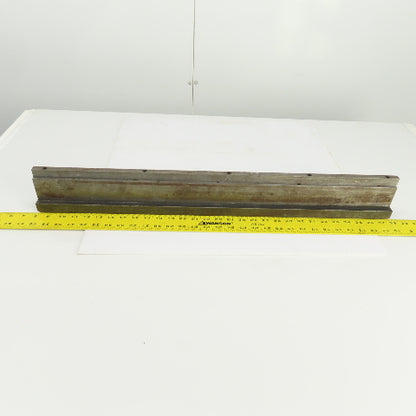30" x 3" Tall Press Brake Filler Riser / Die Holder Block 1/2" Tang 1" Thick