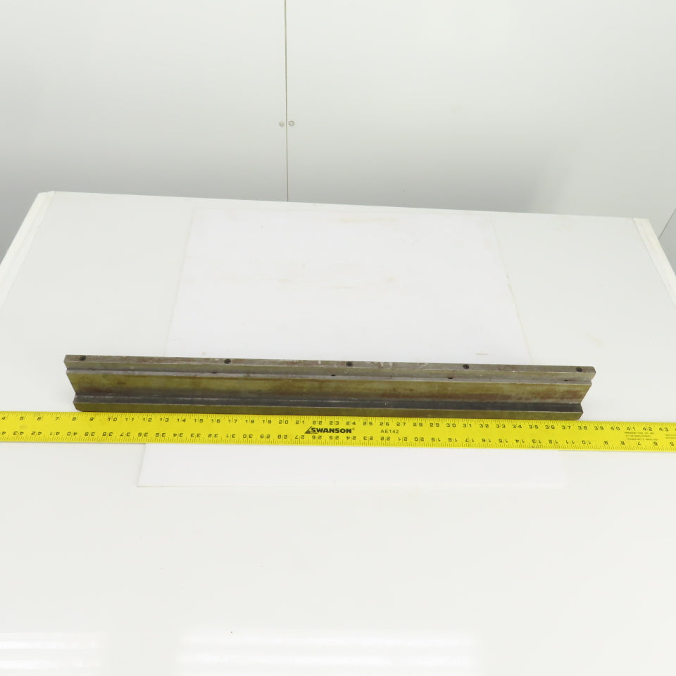 30" x 3" Tall Press Brake Filler Riser / Die Holder Block 1/2" Tang 1" Thick