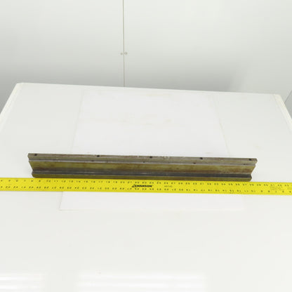 30" x 3" Tall Press Brake Filler Riser / Die Holder Block 1/2" Tang 1" Thick