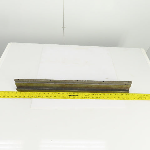 30" x 3" Tall Press Brake Filler Riser / Die Holder Block 1/2" Tang 1" Thick