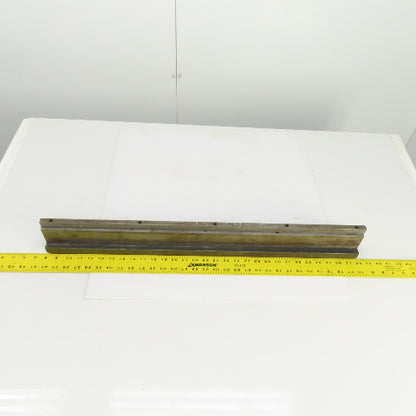 30" x 3" Tall Press Brake Filler Riser / Die Holder Block 1/2" Tang 1" Thick