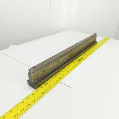 30" x 3" Tall Press Brake Filler Riser / Die Holder Block 1/2" Tang 1" Thick