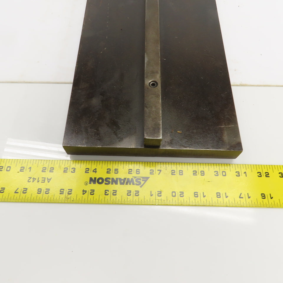 40" x 1" Press Brake Filler Riser / Die Holder Block 3/4" Tang 8" Wide
