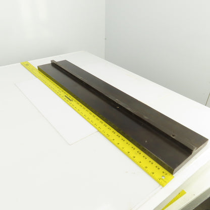 40" x 1" Press Brake Filler Riser / Die Holder Block 3/4" Tang 8" Wide
