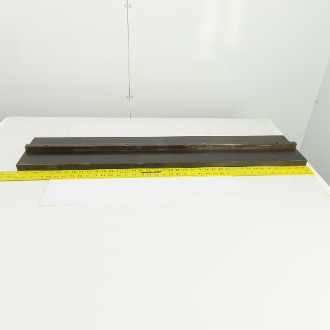 40" x 1" Press Brake Filler Riser / Die Holder Block 3/4" Tang 8" Wide